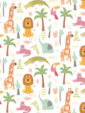 Hoopla Walls Safari Boogie A4 wallpaper sample, imported from the UK