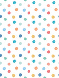 Hoopla Walls Teal Mix Dotty A4 Wallpaper Sample