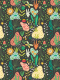 Hoopla Walls Marmalade Twist Bug Garden A4 Wallpaper Sample