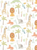 Hoopla Walls Safari Boogie A4 wallpaper sample, imported from the UK