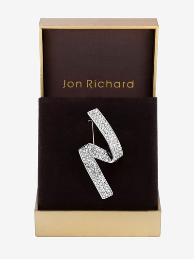 Next Contemporary Silver-Plated Pave Brooch Gift Box Set- Buy online at McGrocer