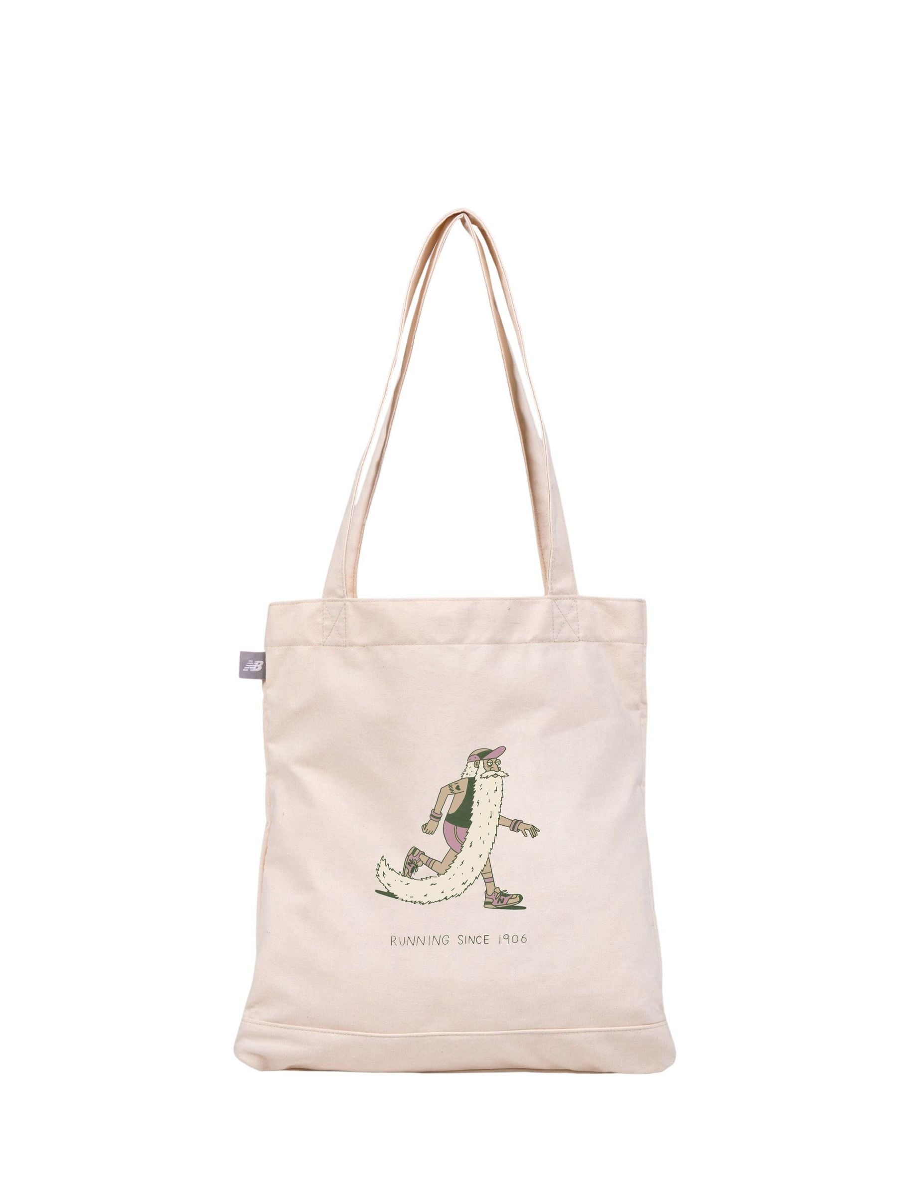 New Balance cream graphic tote (British brand)