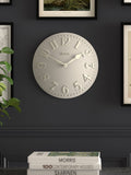 Jones Clocks Overcoat Grey Betty Convex Wall Clock 30cm