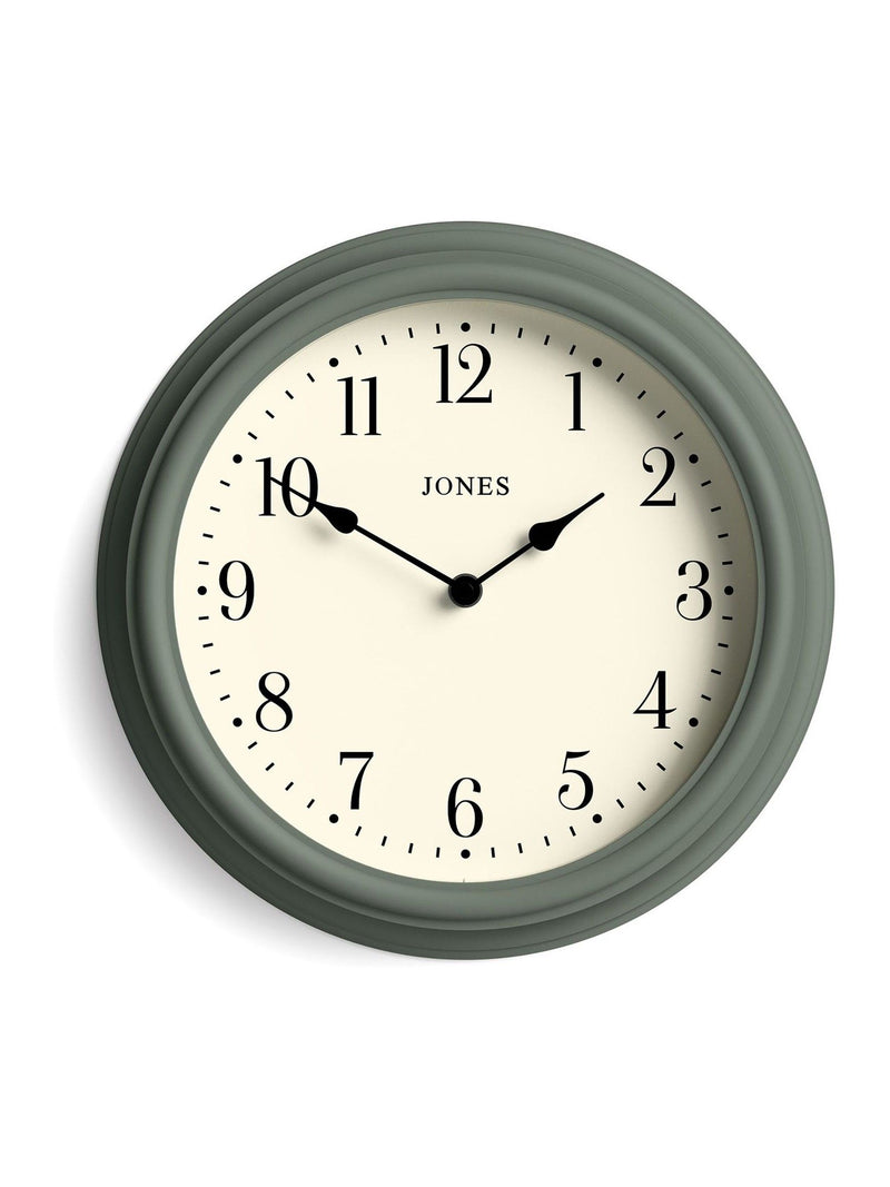 Jones Clocks Asparagus Green Venetian wall clock 30cm, UK version