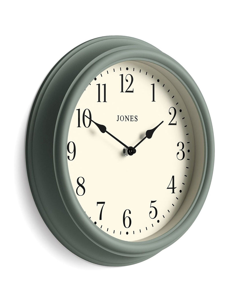 Jones Clocks Asparagus Green Venetian wall clock 30cm, UK version