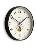Jones Clocks Black Bee Wall Clock 30cm, UK version