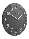 Jones Clocks Blizzard Grey Chilli Convex wall clock 30cm, UK version