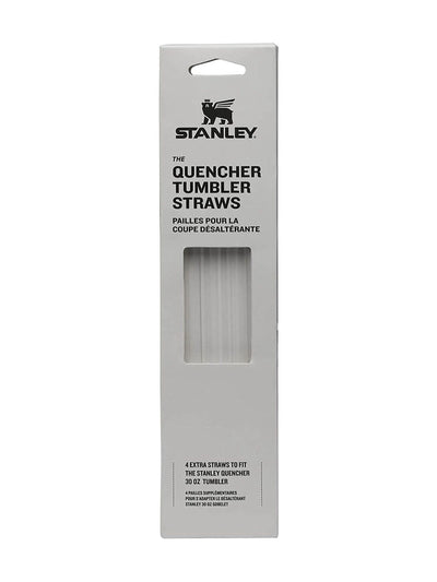 McGrocer Stanley Clear Quencher Tumbler Straws 40oz 0.89L 4 Pack- Buy online at McGrocer