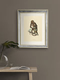 Brookpace Lascelles Primate I wall art 40x50cm antique gold frame, UK version