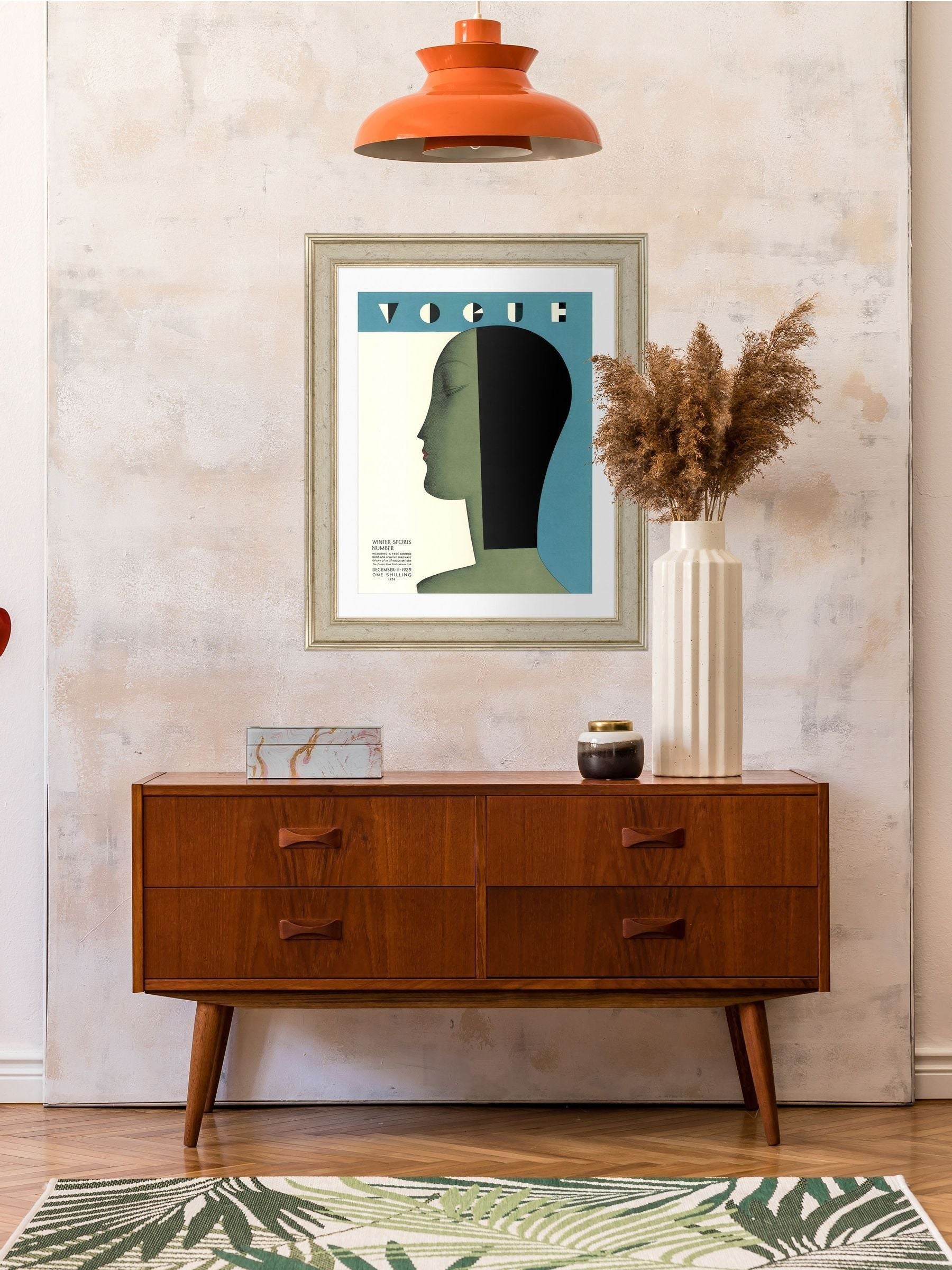 Brookpace Lascelles Vogue 1929 abstract wall art 40x50cm (British brand)