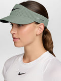 Nike green Dri-FIT ADV tennis visor hat, UK version