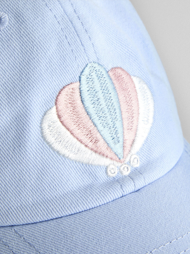 JoJo Maman Bébé shell embroidered baby cap, UK version