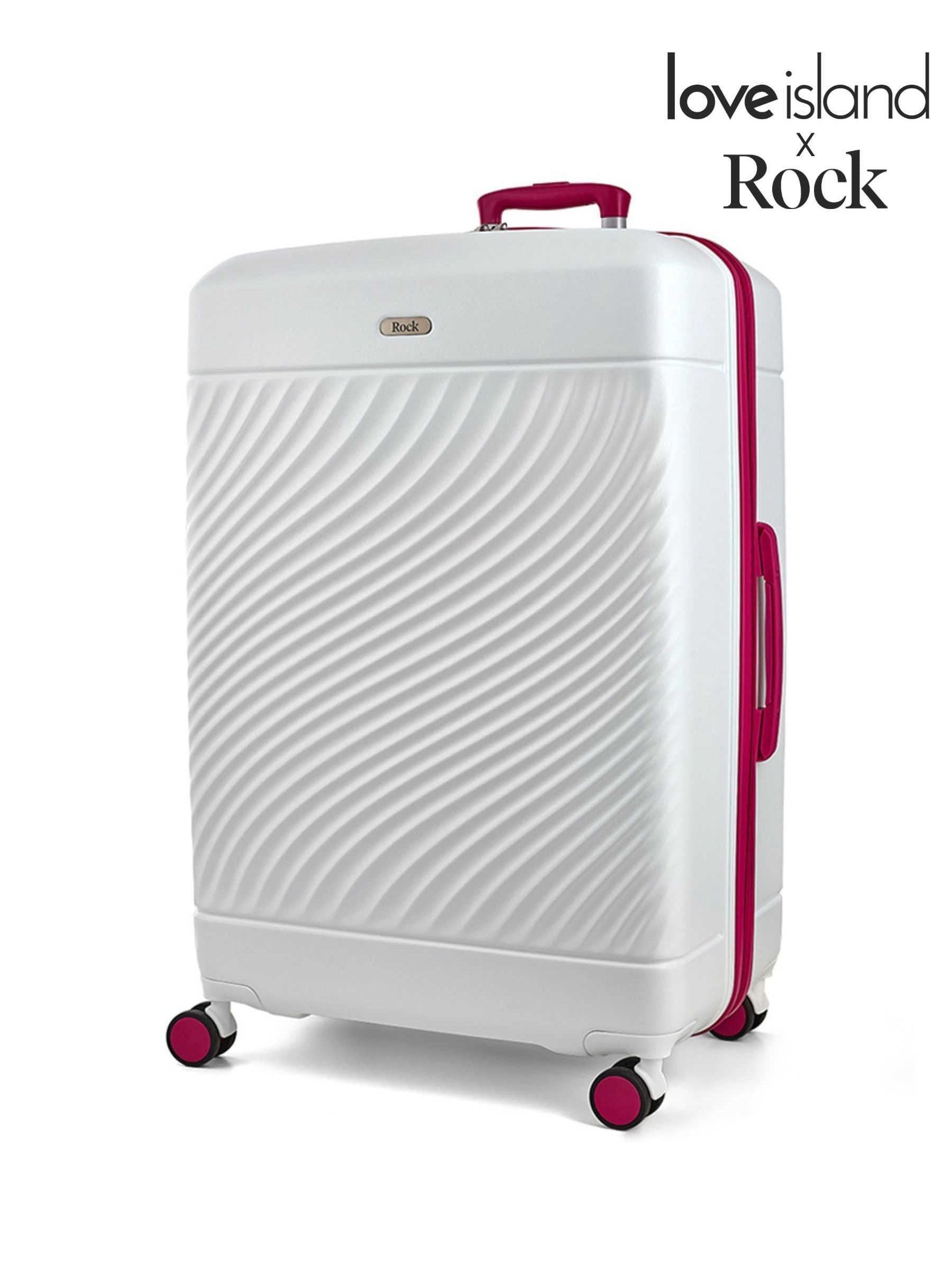Rock Luggage Love Island large suitcase (British brand)