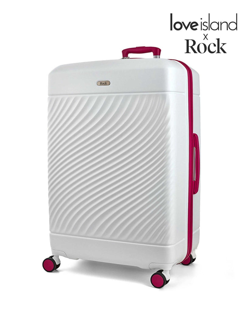 Rock Luggage Love Island large suitcase (British brand)