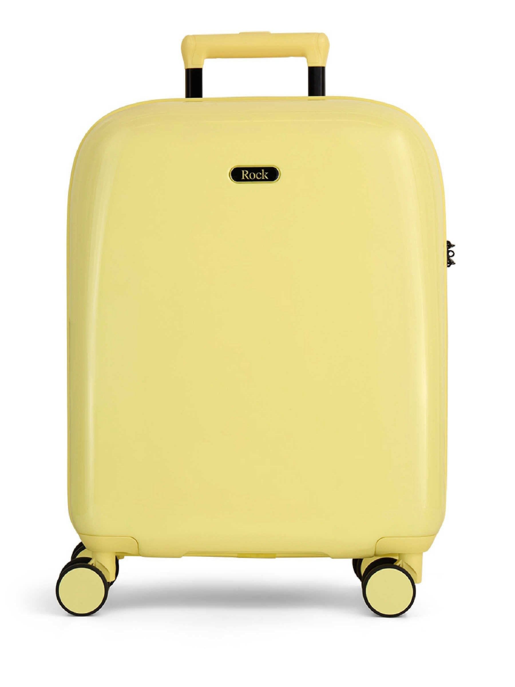 Rock Luggage Yellow Gelato Cabin Suitcase