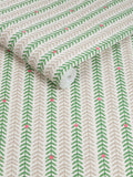 Wallpaper sample Painterly Stripe Green A4 - British product