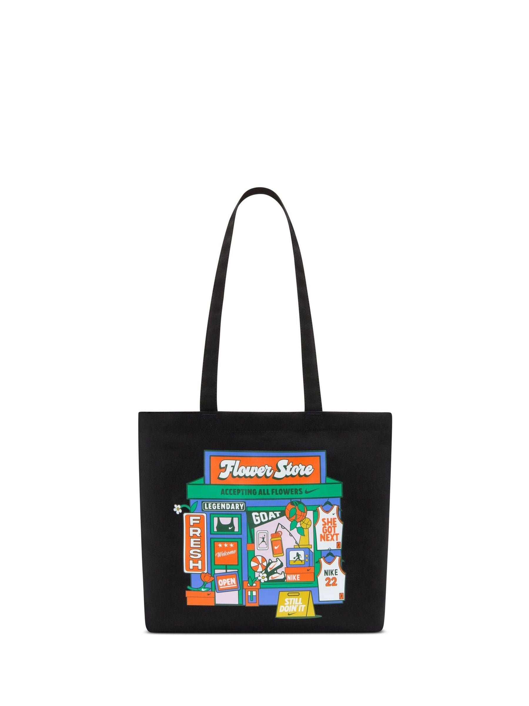 Nike Heritage Tote Bag 22L black, imported from the UK