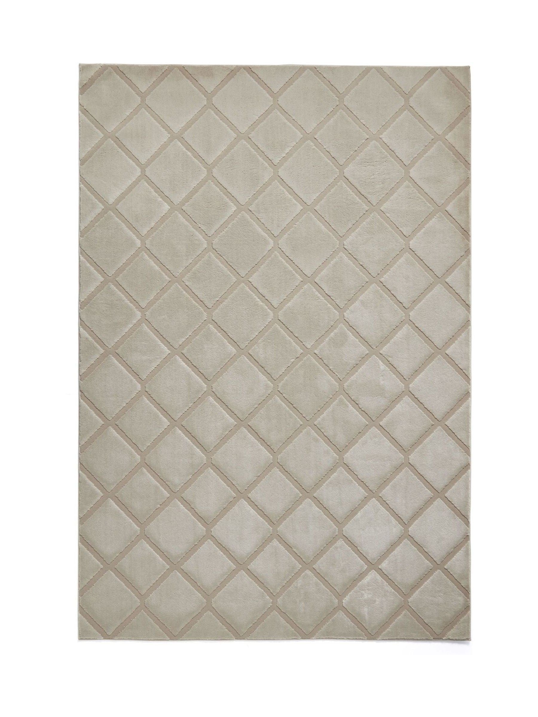 Catherine Lansfield modern geometric rug, machine washable - British product