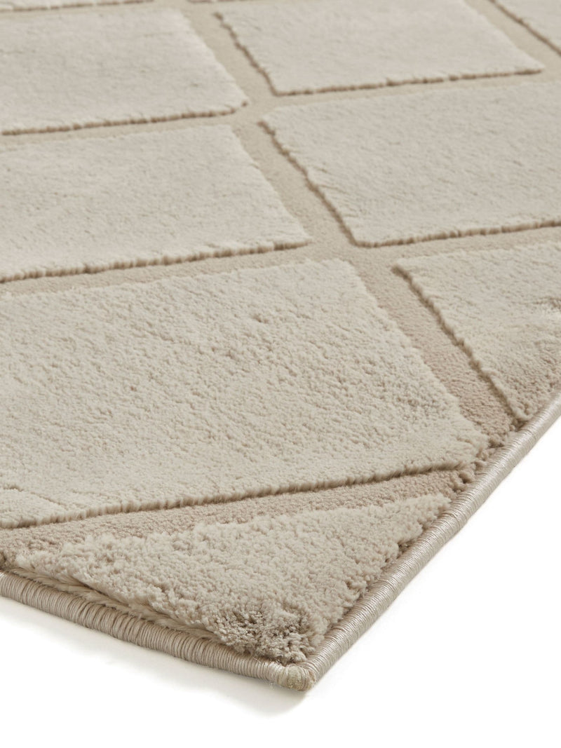 Catherine Lansfield modern geometric rug, machine washable - British product