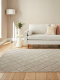 Catherine Lansfield modern geometric rug, machine washable - British product