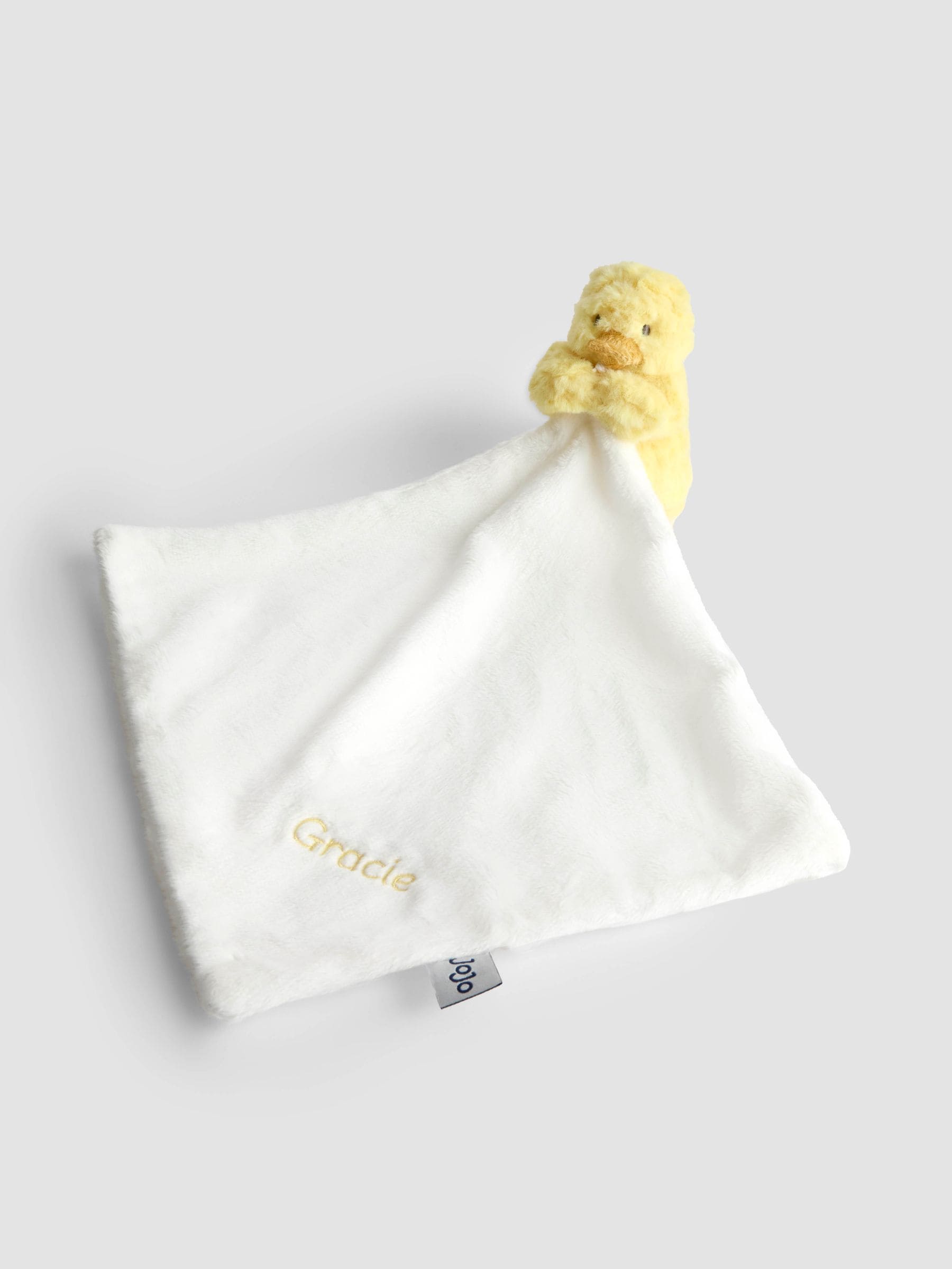 JoJo Maman Bébé Yellow Dilly Chick Personalised Plush Comforter