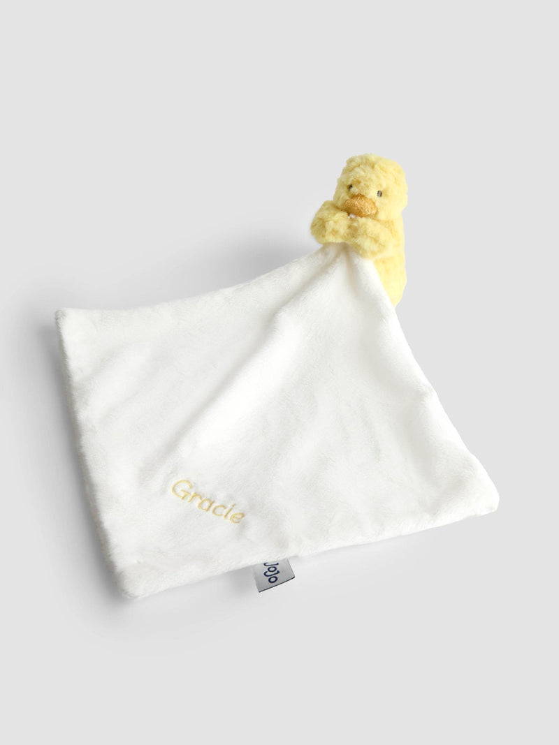 JoJo Maman Bébé Yellow Dilly Chick Personalised Plush Comforter