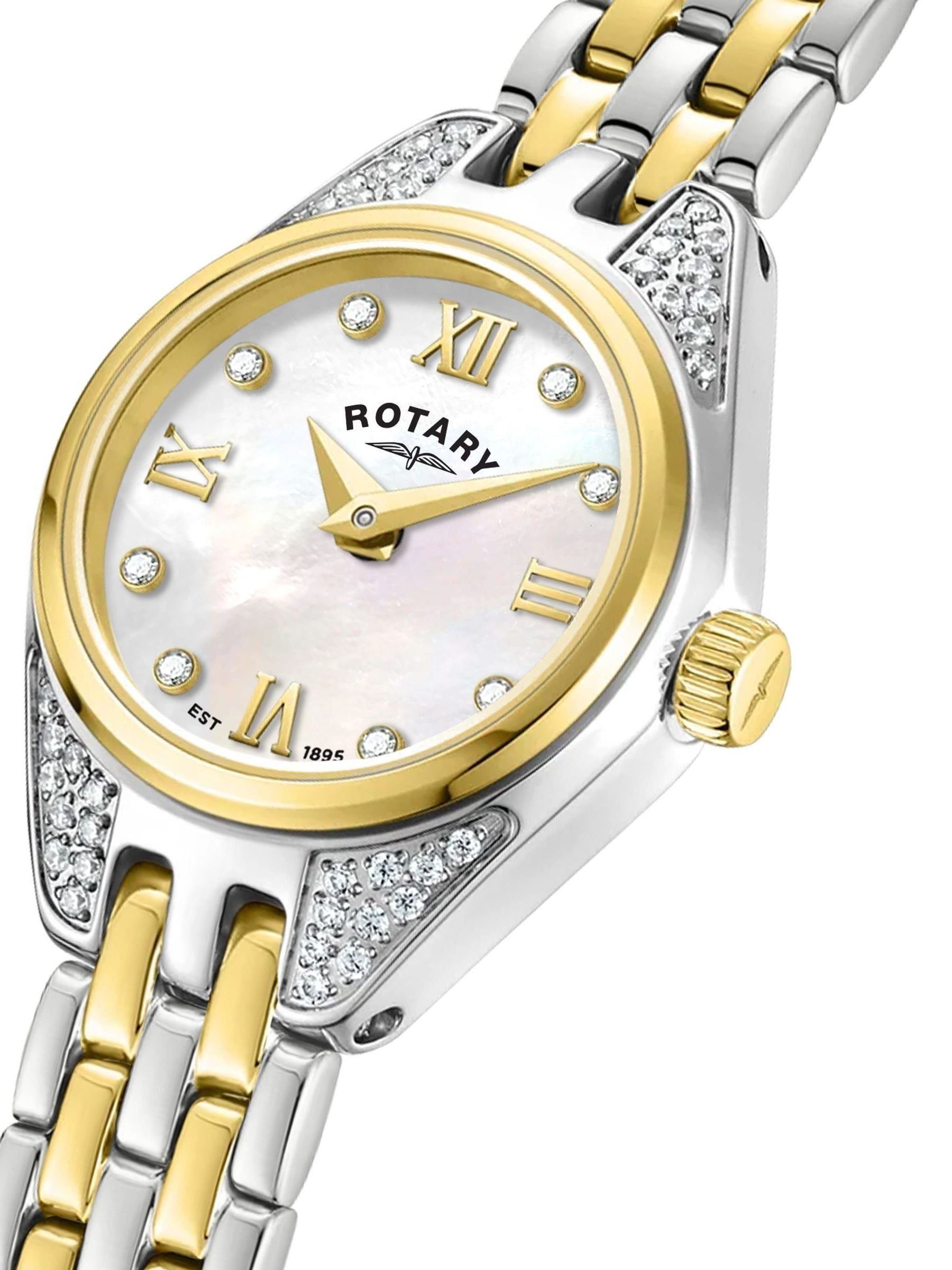 Rotary cocktail watch silver plated 20mm, UK version