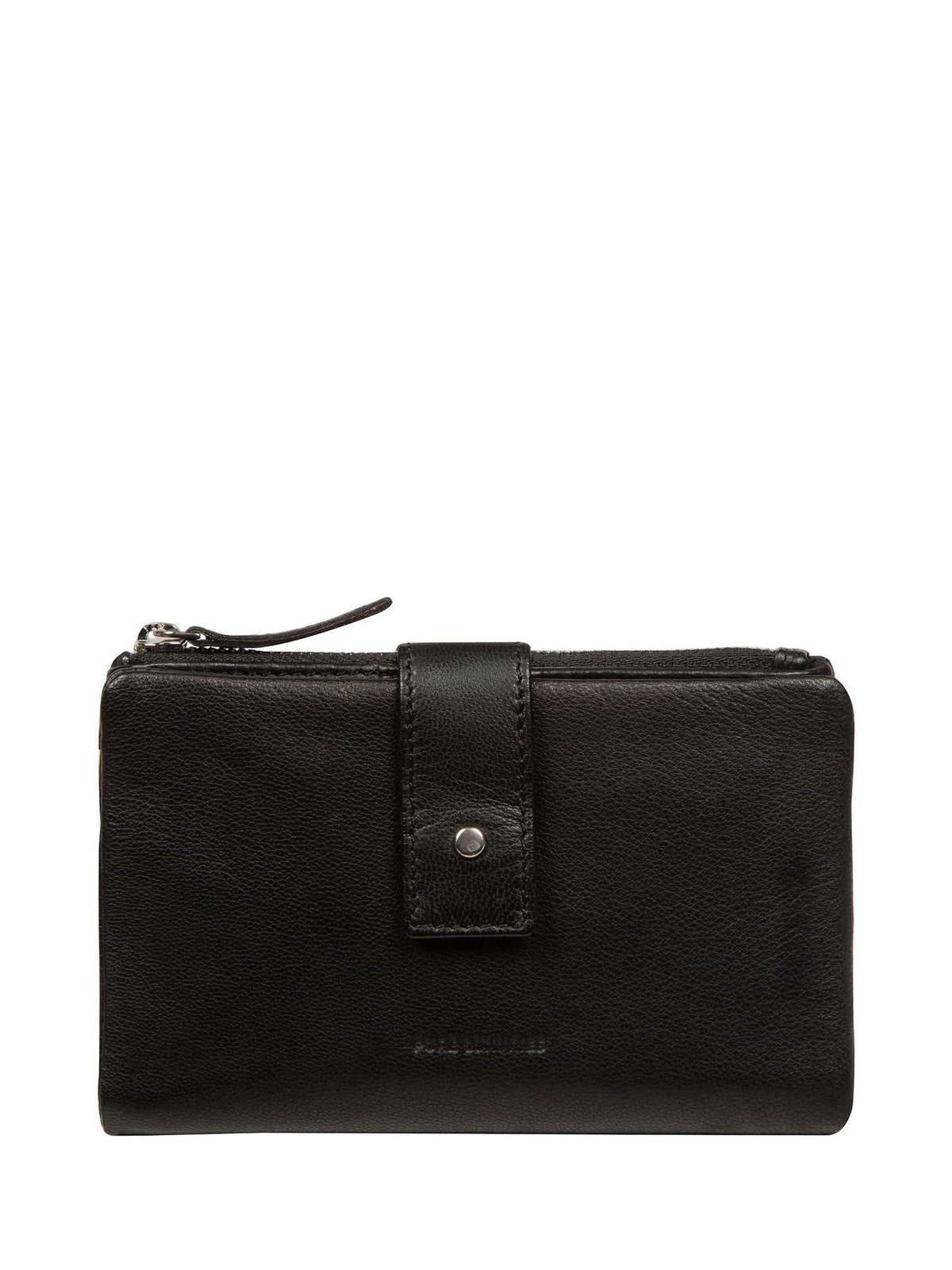 Pure Luxuries London black Zaria leather purse (British brand)