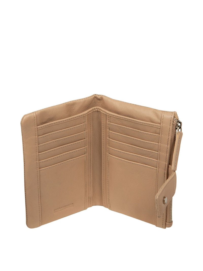 Pure Luxuries London Natural Zaria Leather Purse