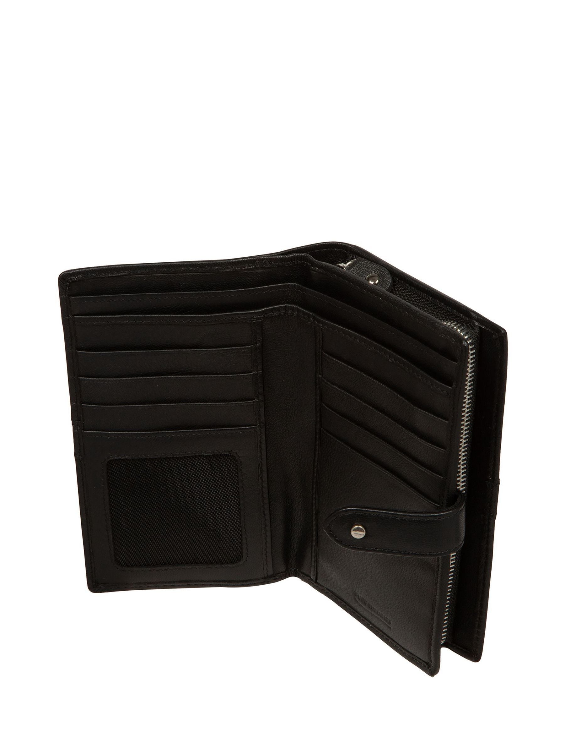 Pure Luxuries London Black Jade leather purse (British brand)
