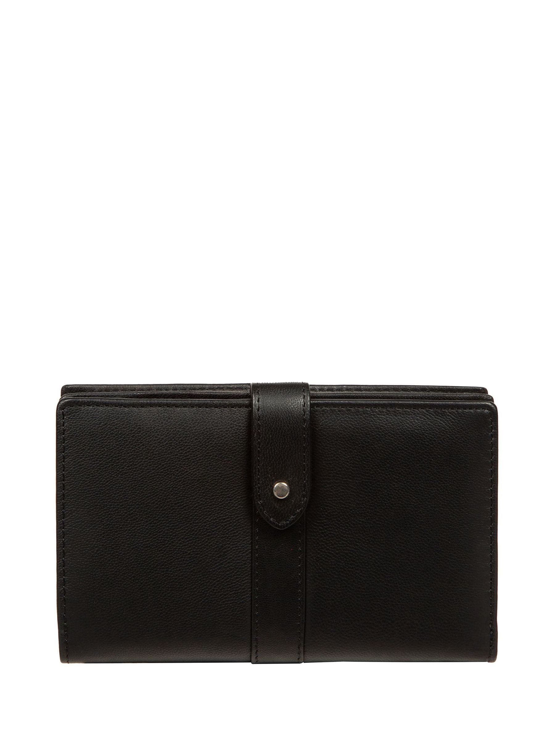 Pure Luxuries London Black Jade Leather Purse