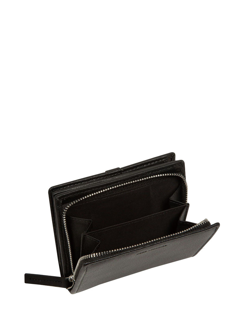 Pure Luxuries London Black Lucy Leather Purse, imported from the UK