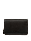 Pure Luxuries London Black Elise Leather Purse