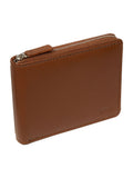 Cultured London brown leather wallet, imported from the UK