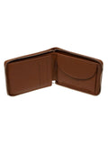 Cultured London brown leather wallet, imported from the UK