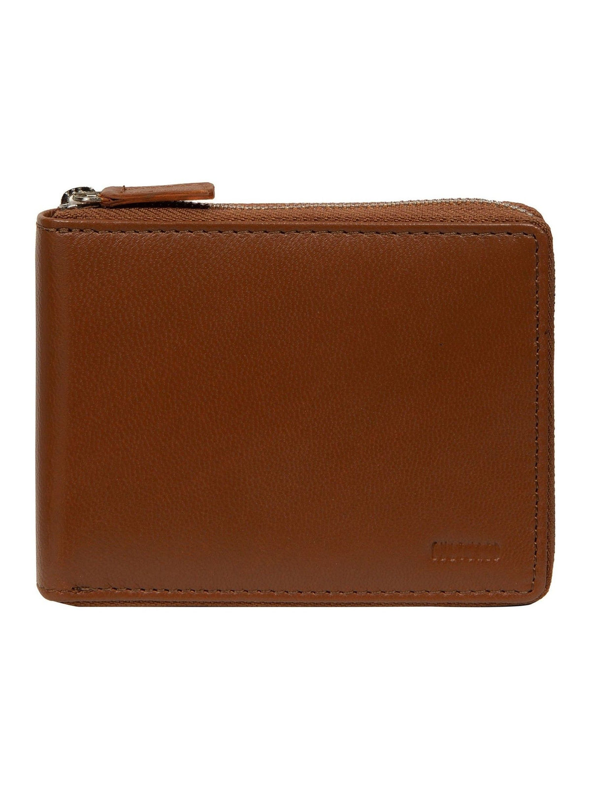 Cultured London brown leather wallet, imported from the UK