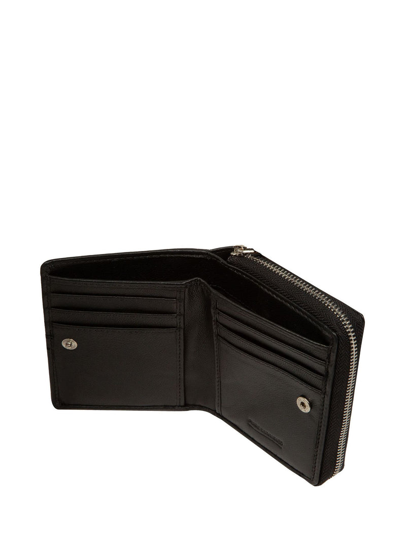 Pure Luxuries London Black Lena Leather Purse