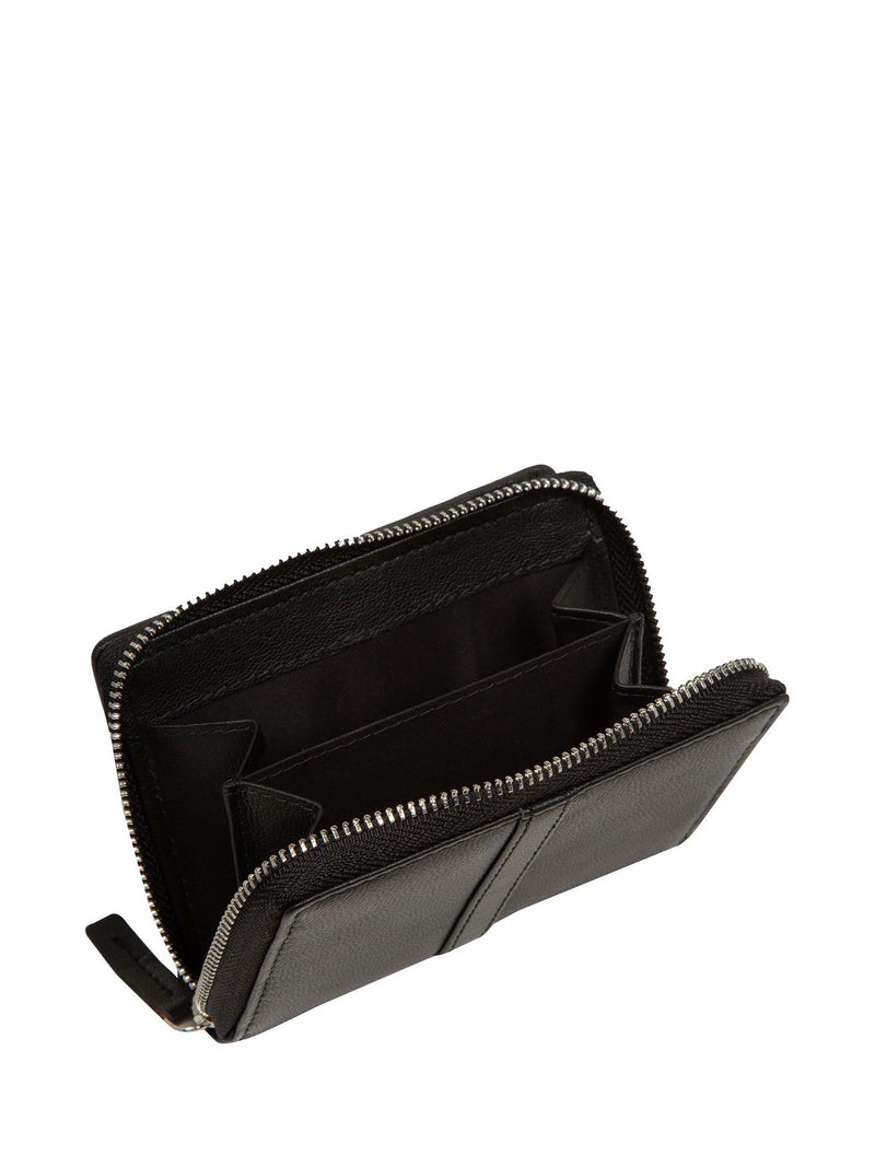 Pure Luxuries London Black Lena Leather Purse