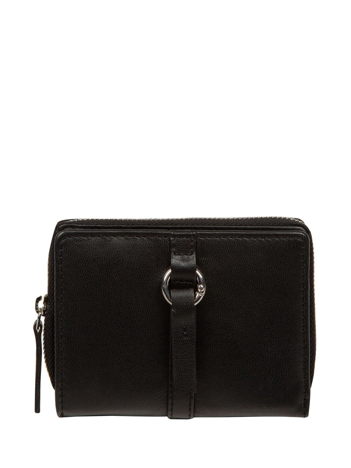 Pure Luxuries London Black Lena Leather Purse