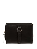 Pure Luxuries London Black Lena Leather Purse