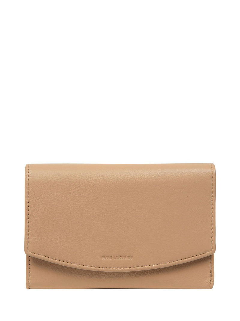 Pure Luxuries London Black Sarah Leather Purse