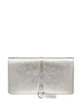 Pure Luxuries London Silver Isla Leather Purse