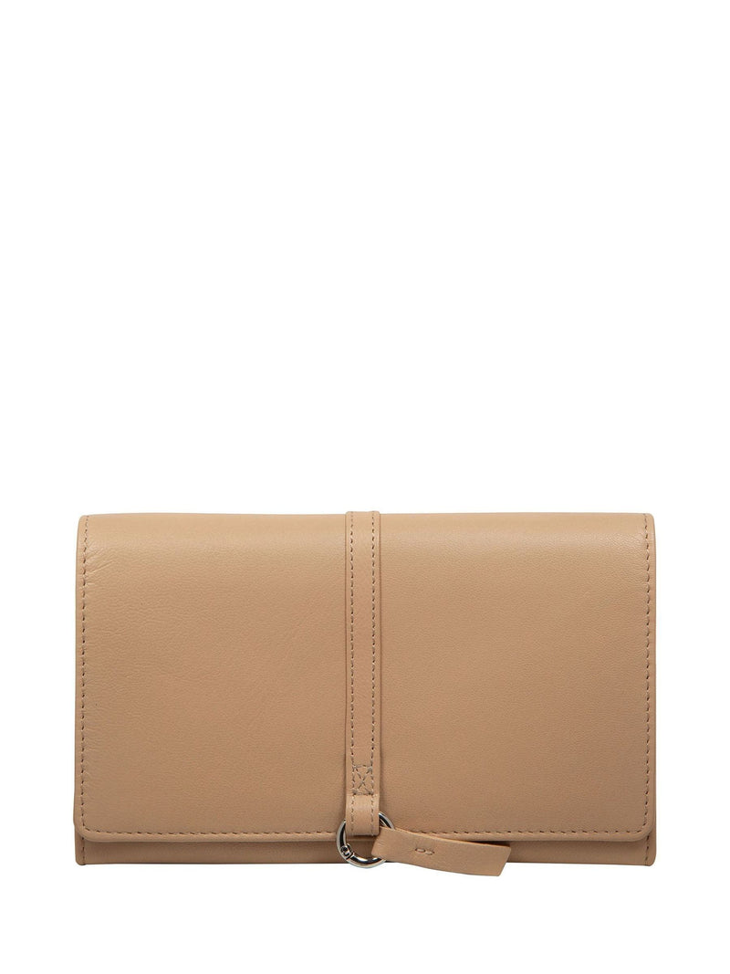 Pure Luxuries London Natural Isla Leather Purse