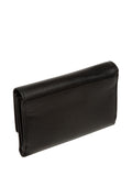 Pure Luxuries London black leather purse, UK version