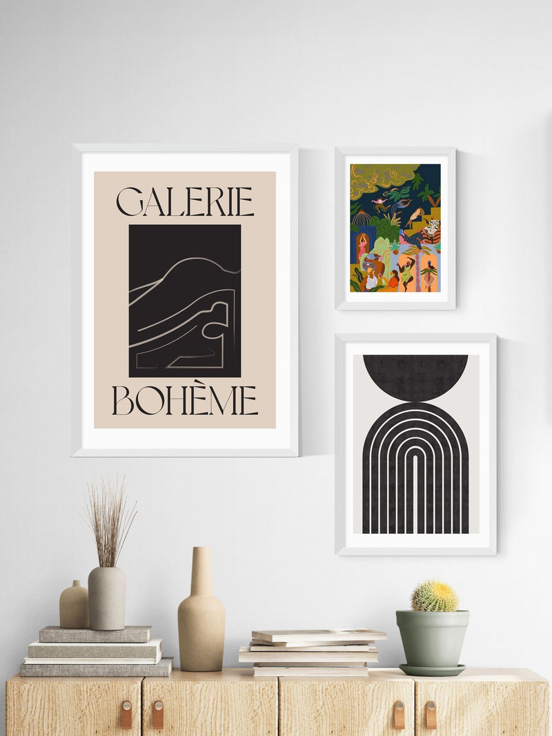 East End Prints White Fiesta Wall Art Print by Arty Guava