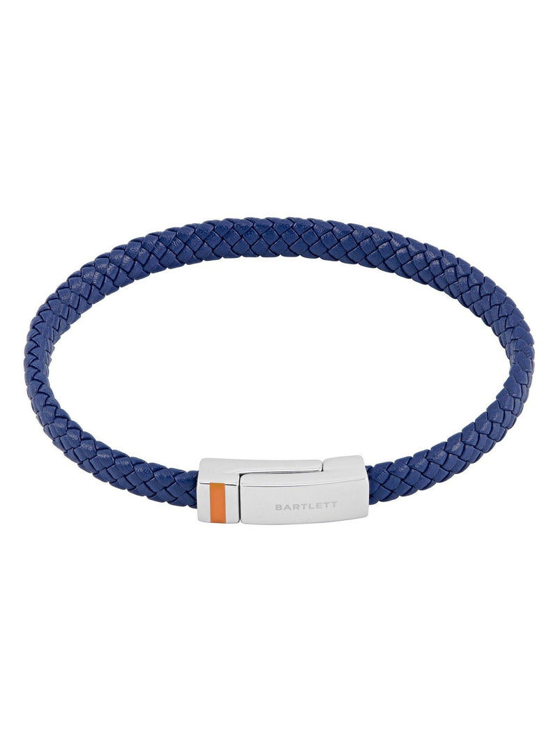 Bartlett blue flat wrap bracelet with enamel detail 20.5cm - British product