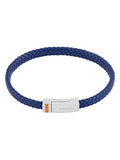 Bartlett blue flat wrap bracelet with enamel detail 20.5cm - British product