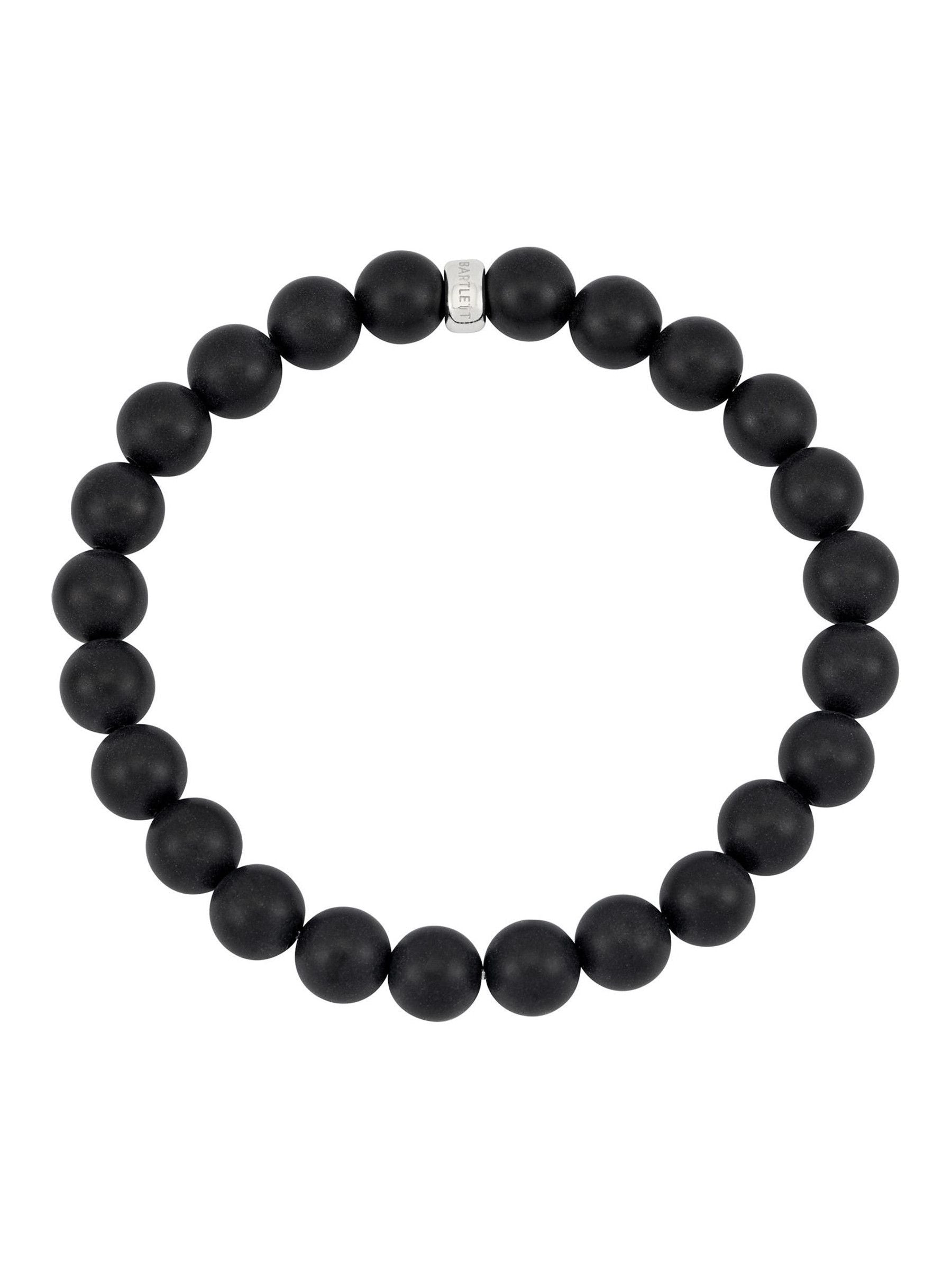 Bartlett London Black Onyx Stretch Bracelet 18cm - British product