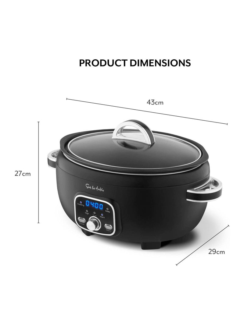 Sur La Table Black Core digital slow cooker 6.5 litre (British brand)