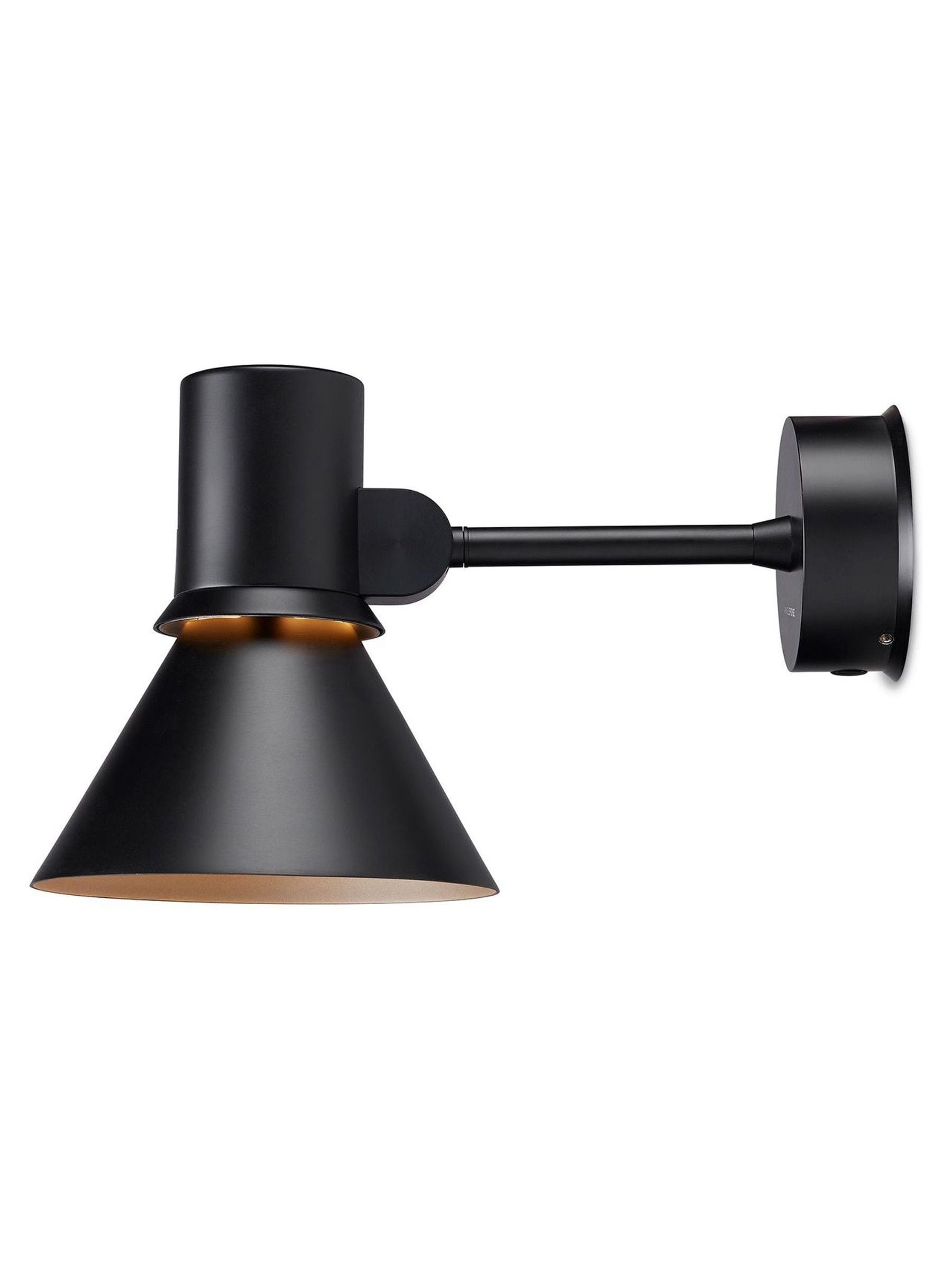Anglepoise matte black Type 80 wall light, imported from the UK